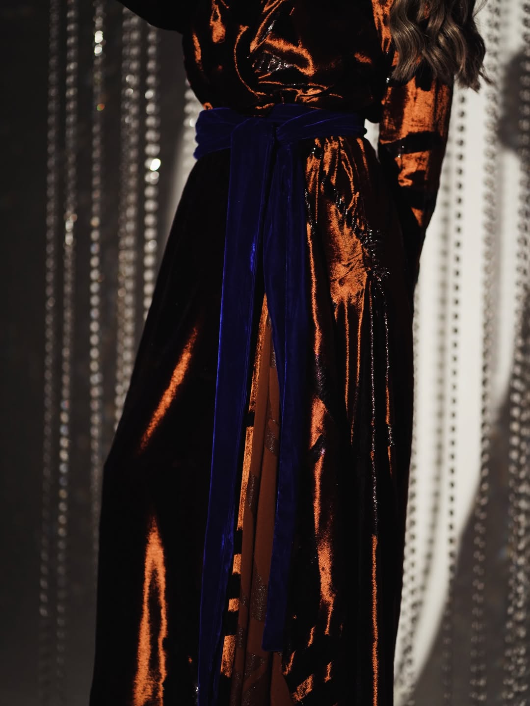 The Cobalt Muse Evening Kaftan