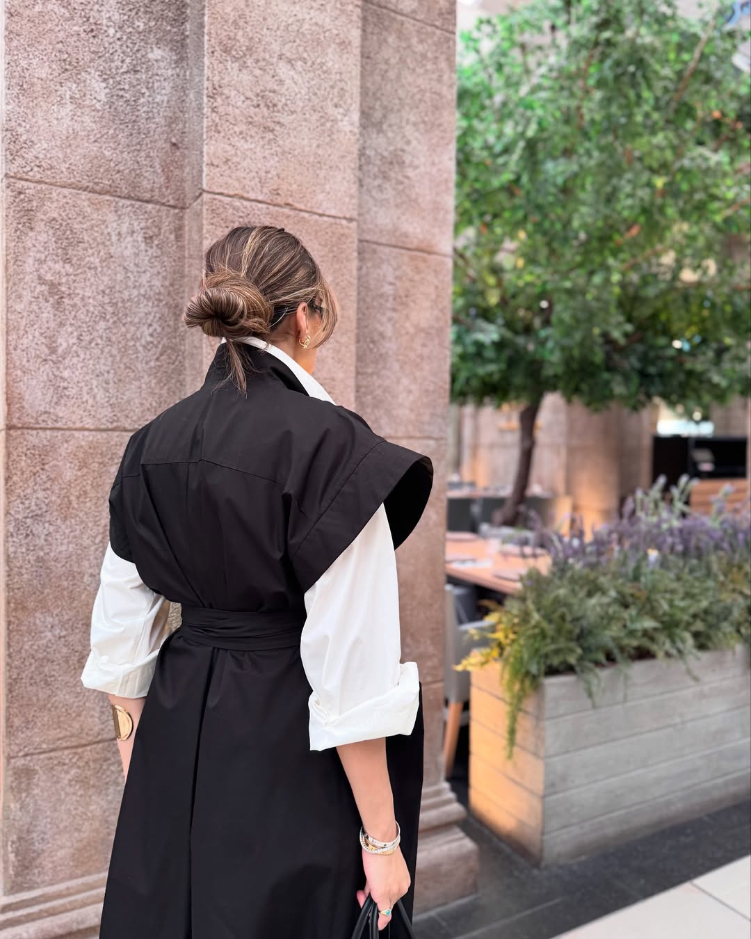 Detailed Long Coat W/Shirt