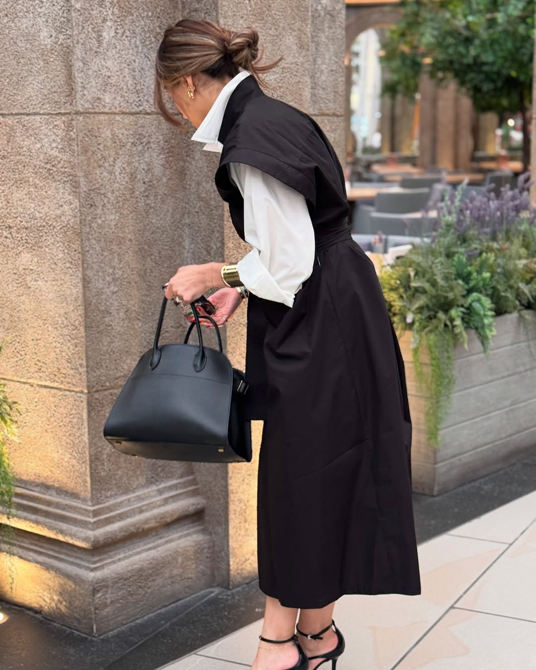 Detailed Long Coat W/Shirt