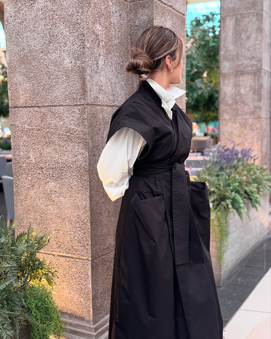 Detailed Long Coat W/Shirt