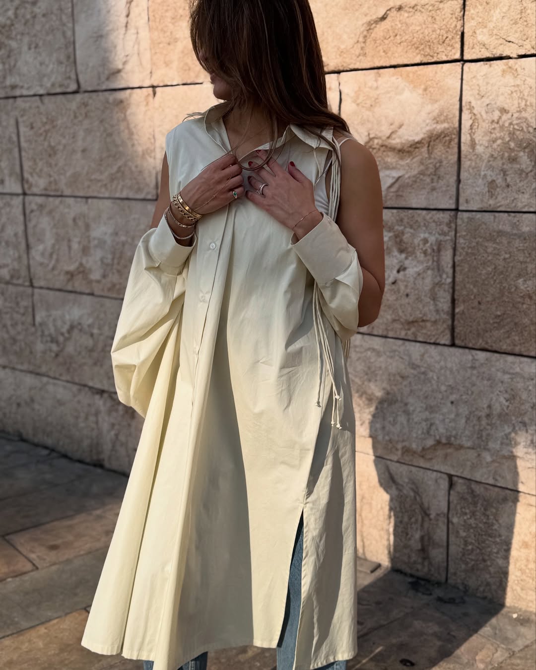 Detailed long Dress