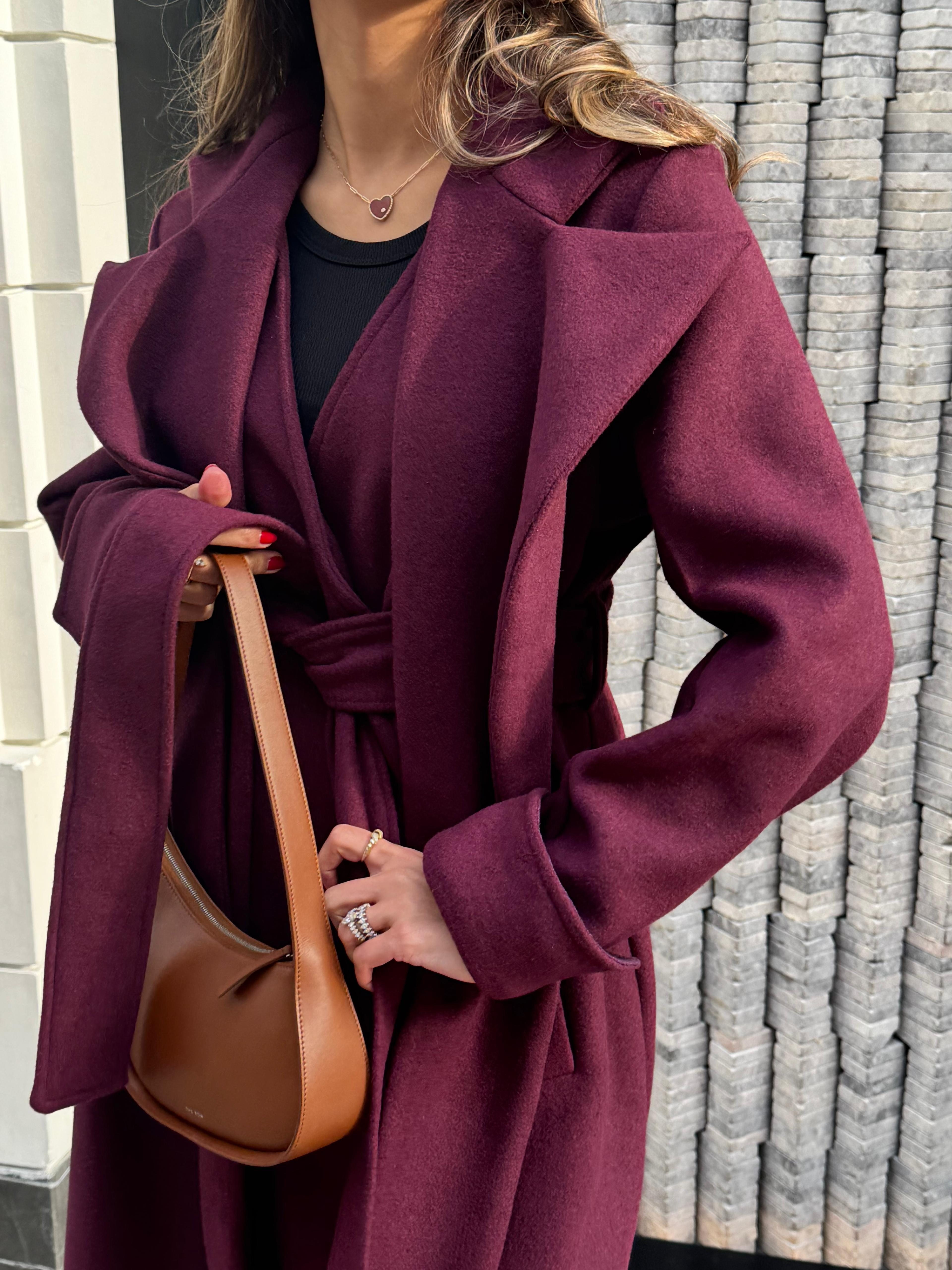 Detailed Long Winter Coat