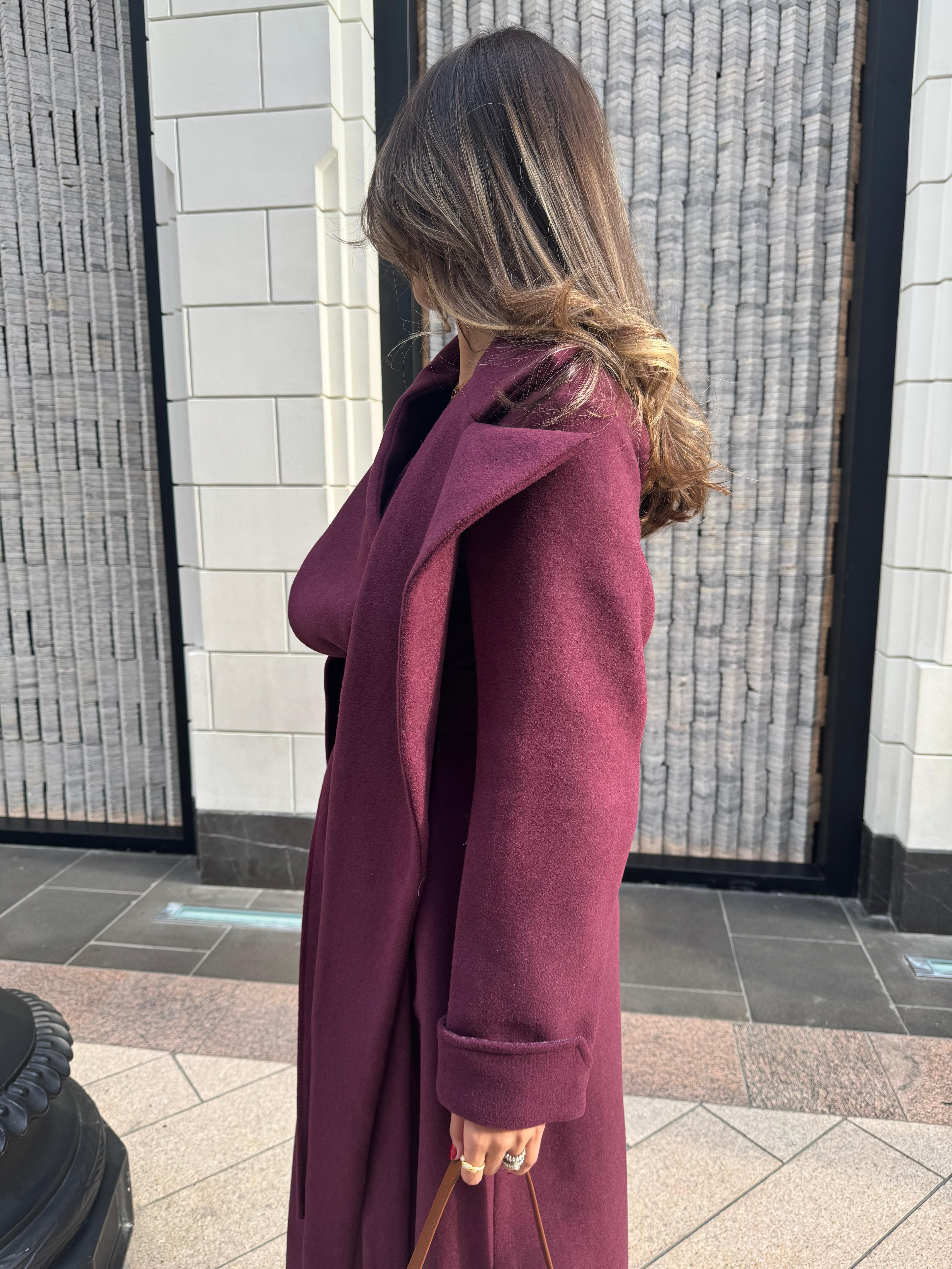 Detailed Long Winter Coat