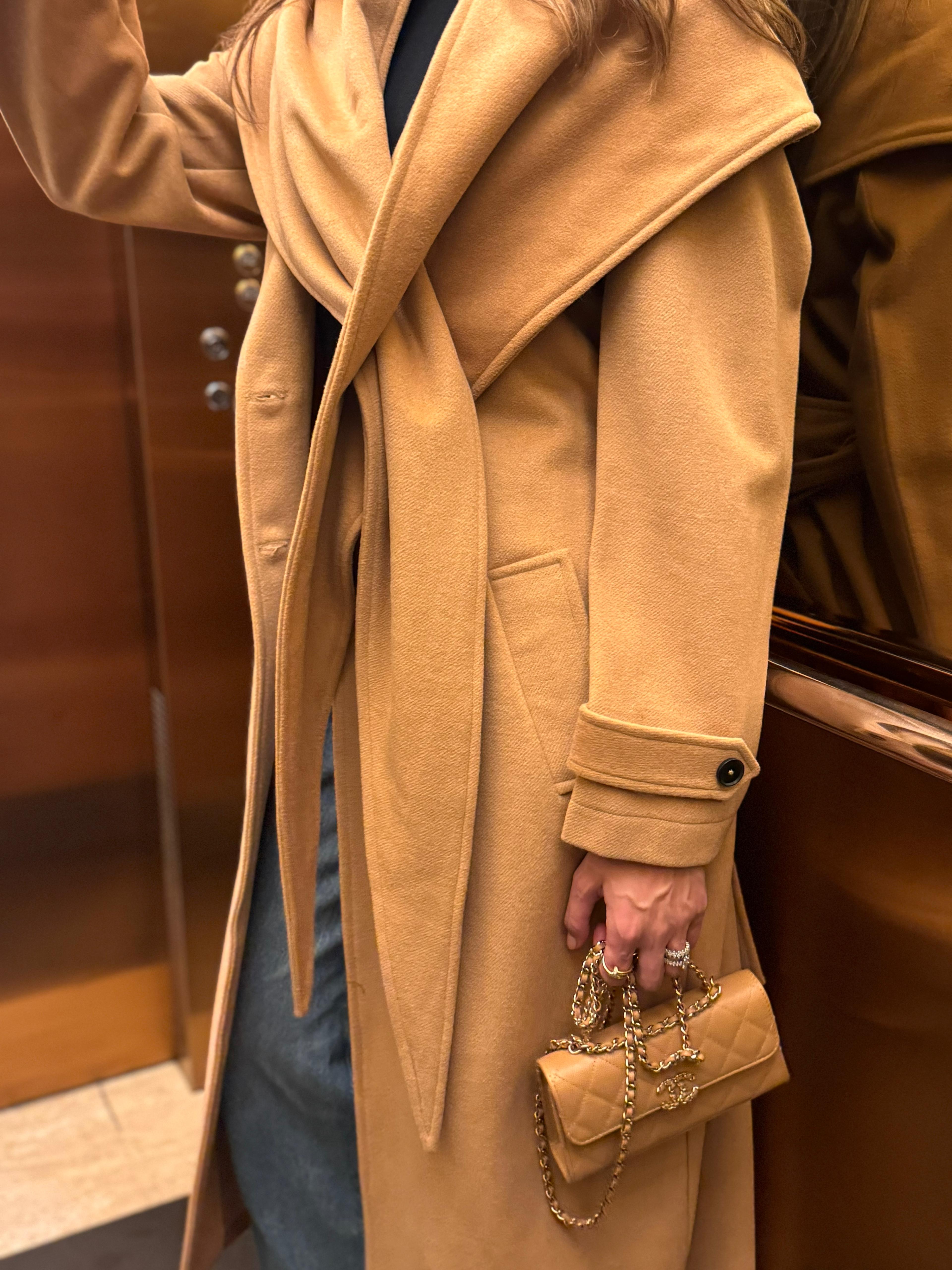 Scarfed Trench Coat