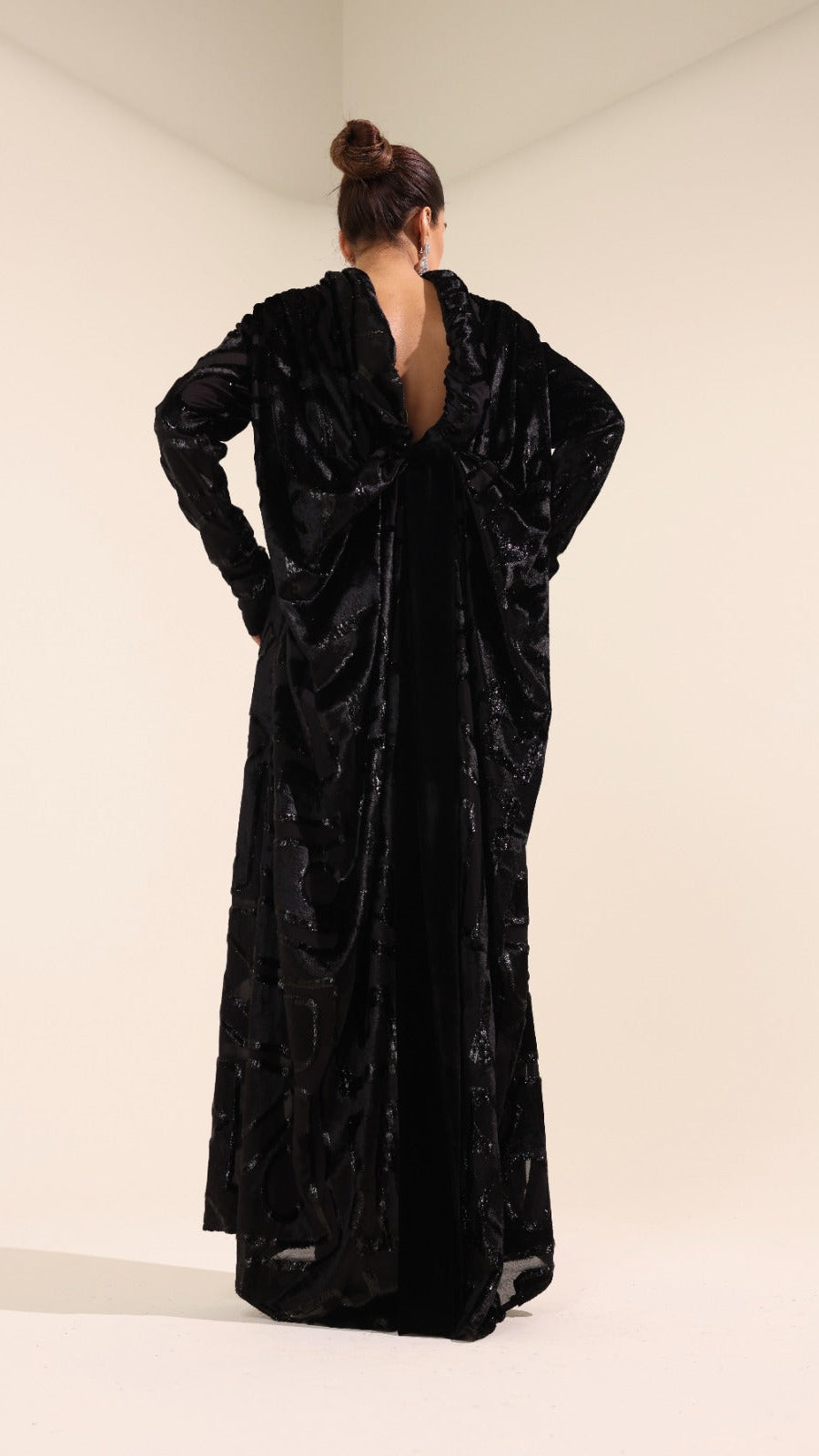 The Belted Velvet Eclipse Dress