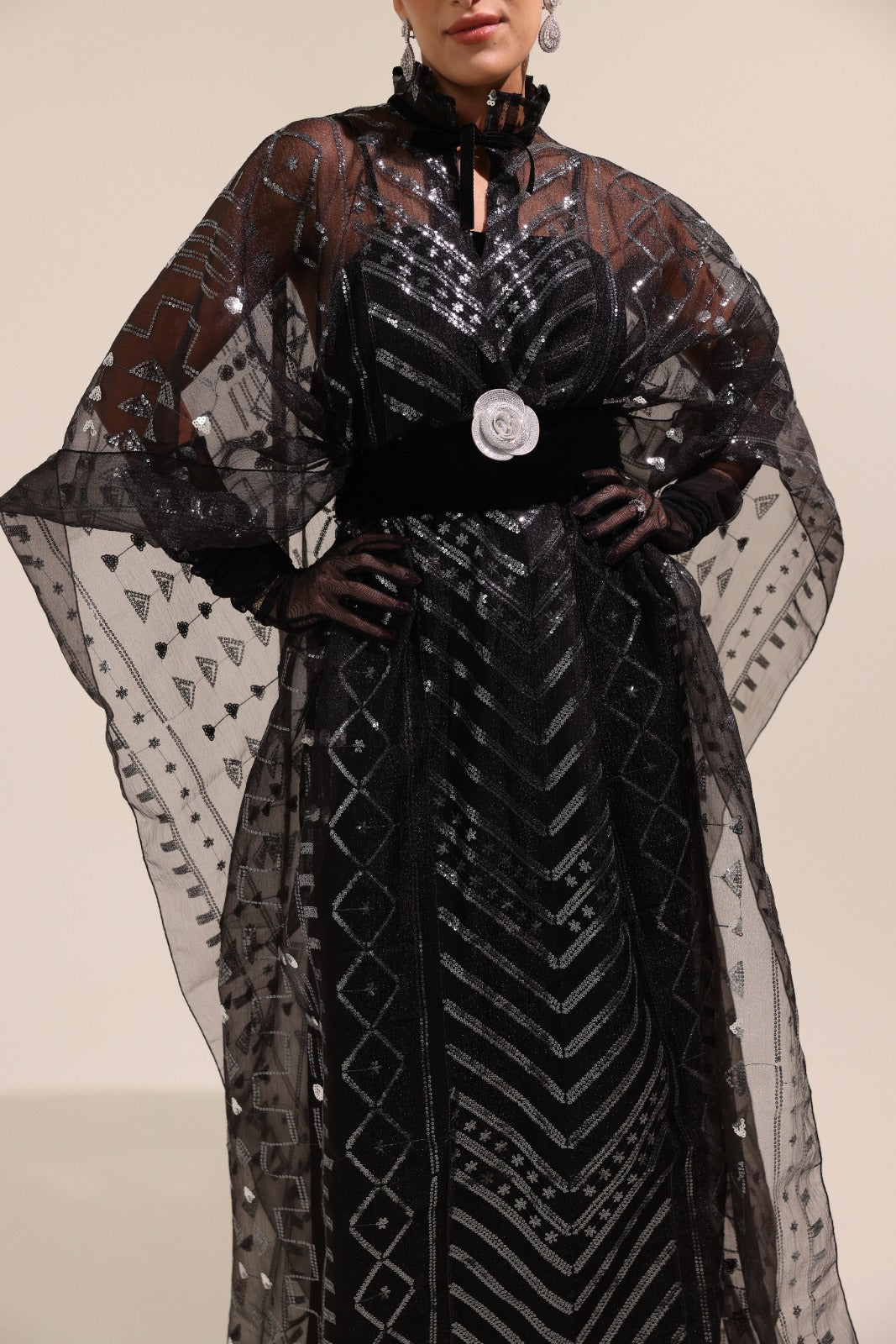 The Midnight Cipher Dress