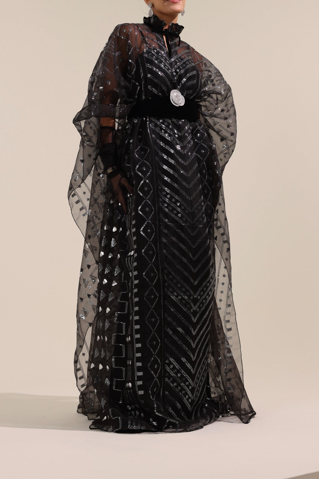 The Midnight Cipher Dress