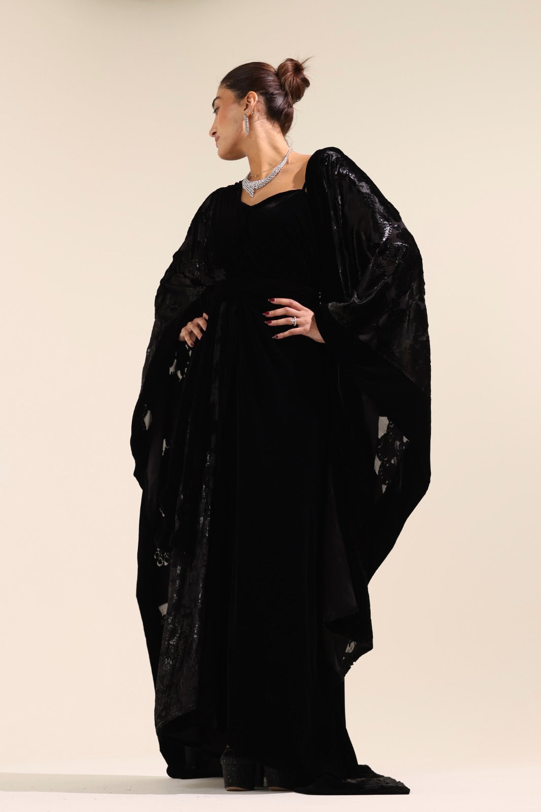 The Obsidian Veil Dress
