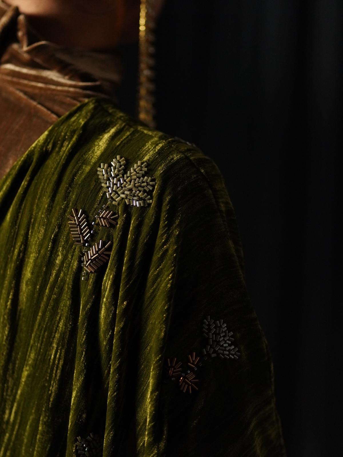 Autumn Empress Velvet Kaftan