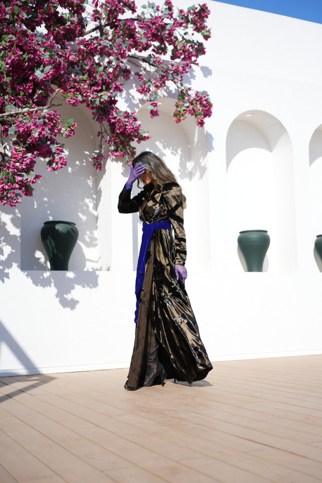 Cobalt Muse Evening Dress Kaftan