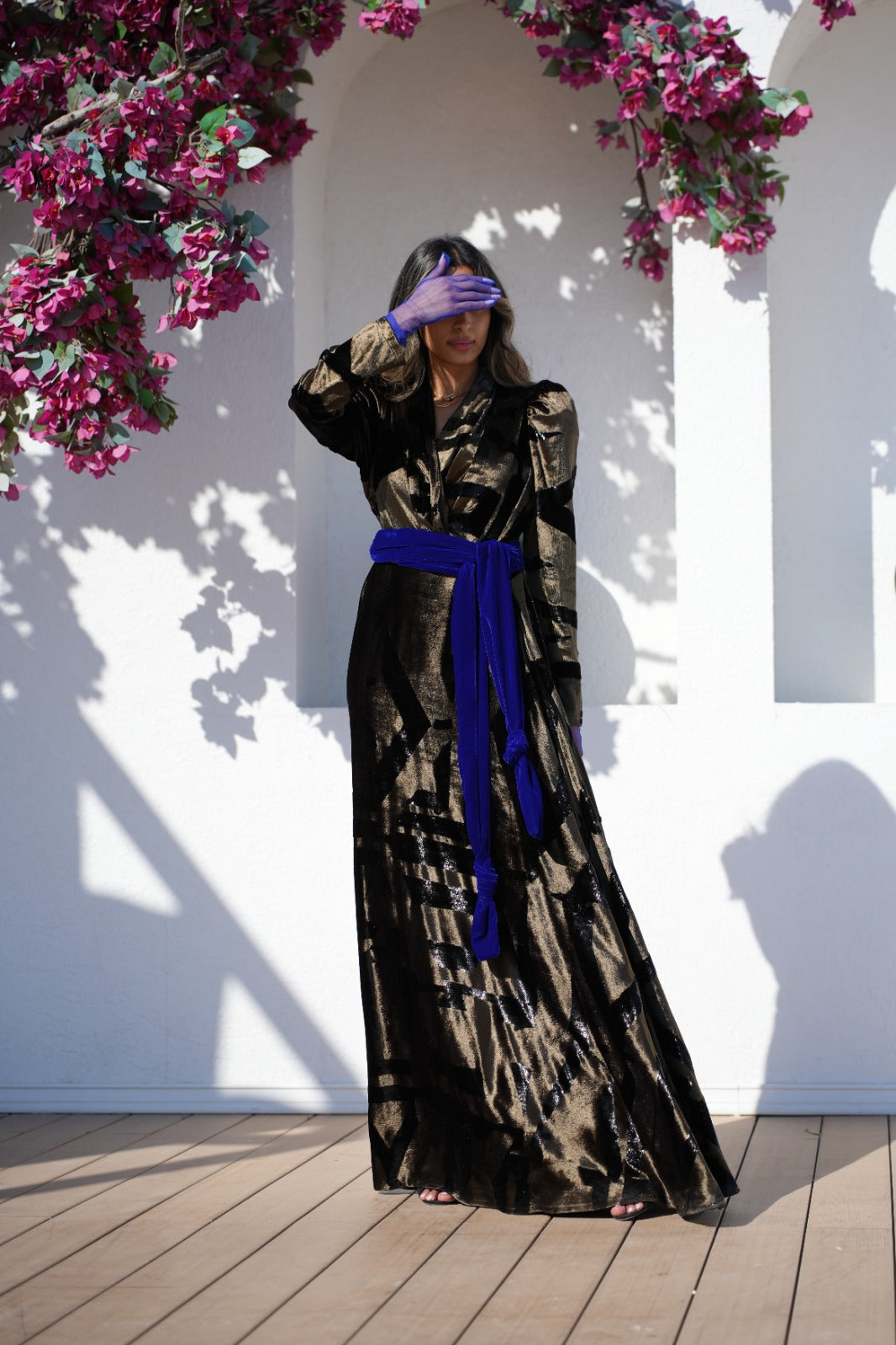 Cobalt Muse Evening Dress Kaftan