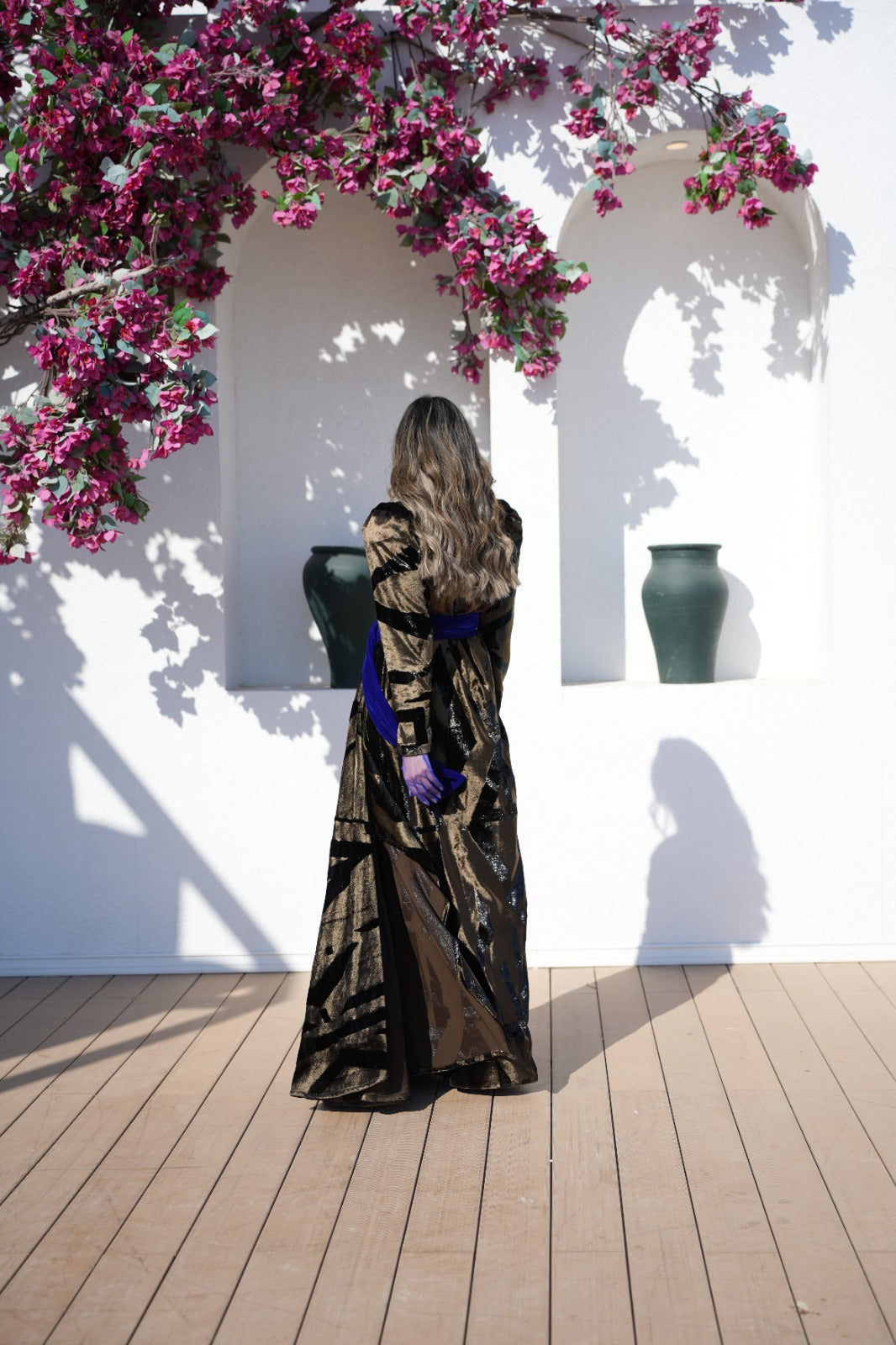 Cobalt Muse Evening Dress Kaftan