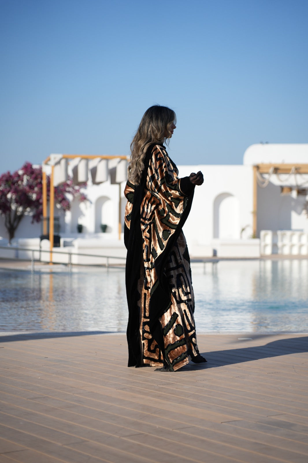 Golden Cipher Kaftan