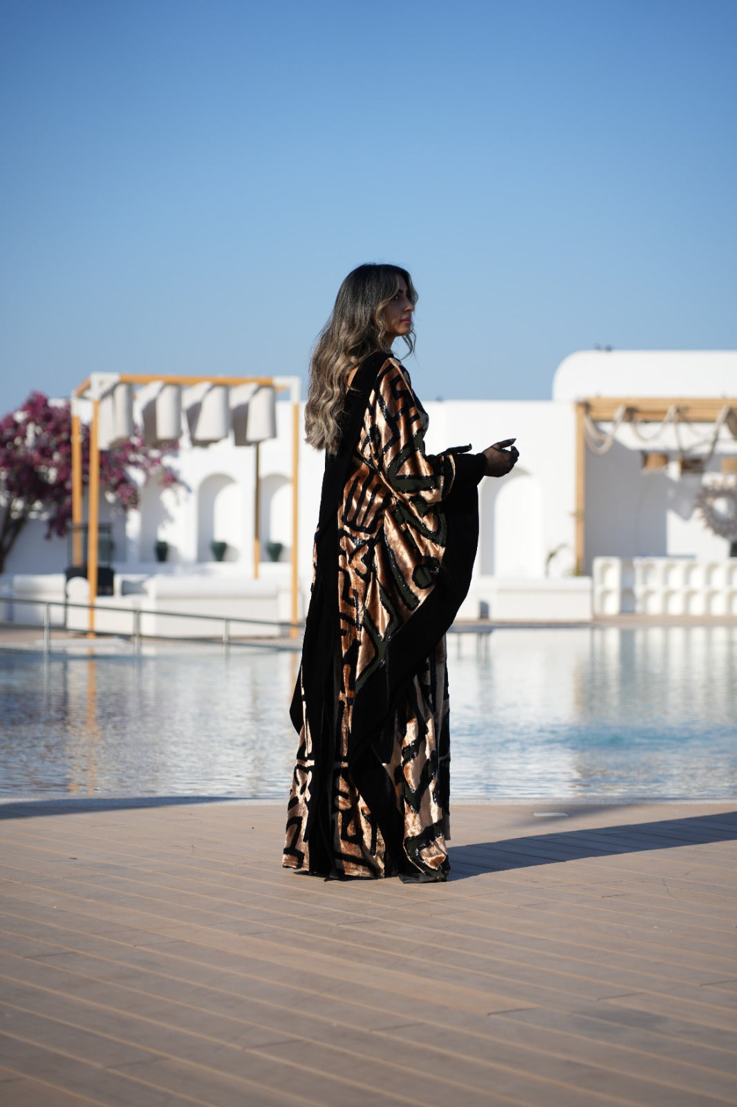 Golden Cipher Kaftan