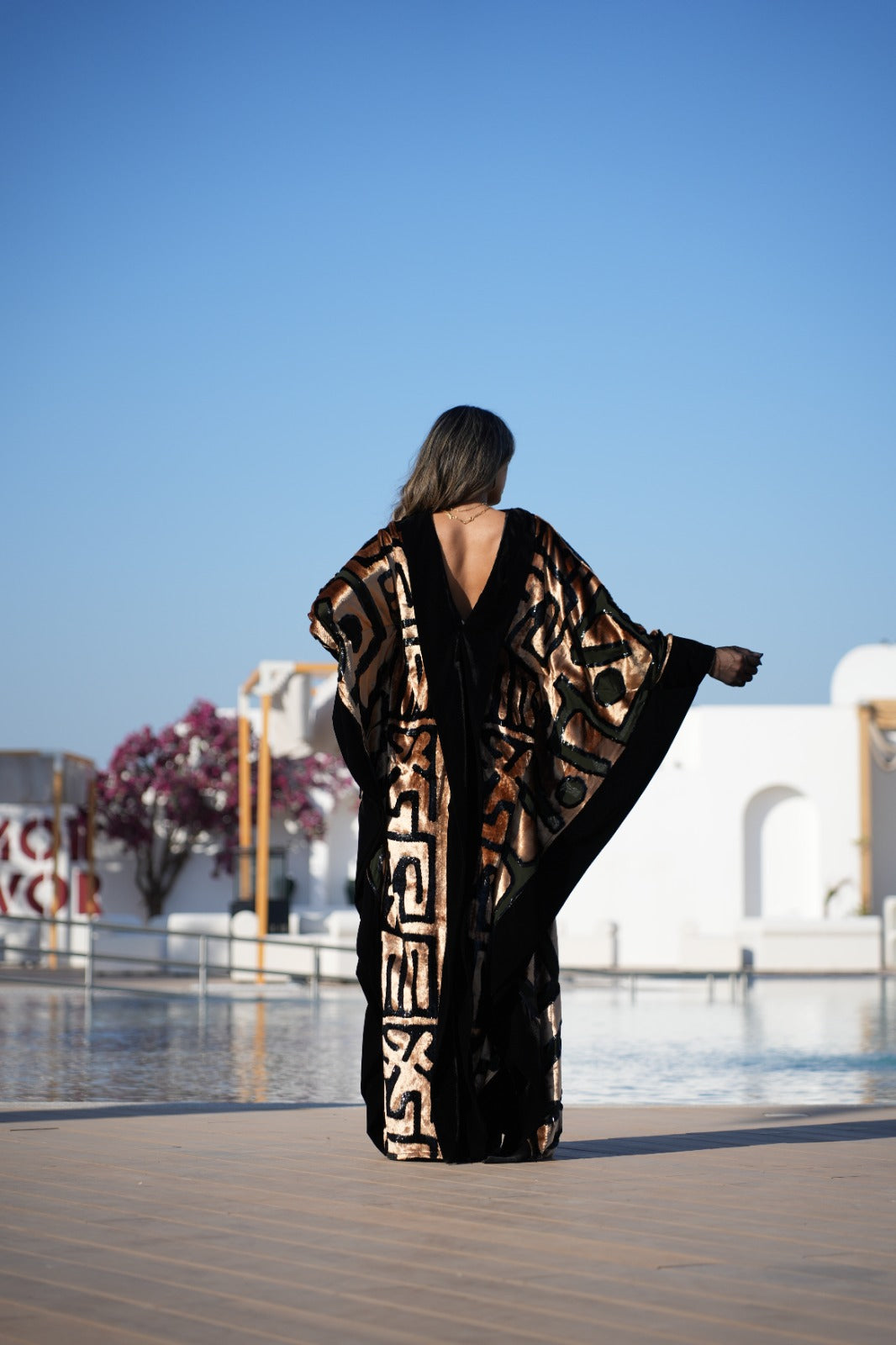 Golden Cipher Kaftan