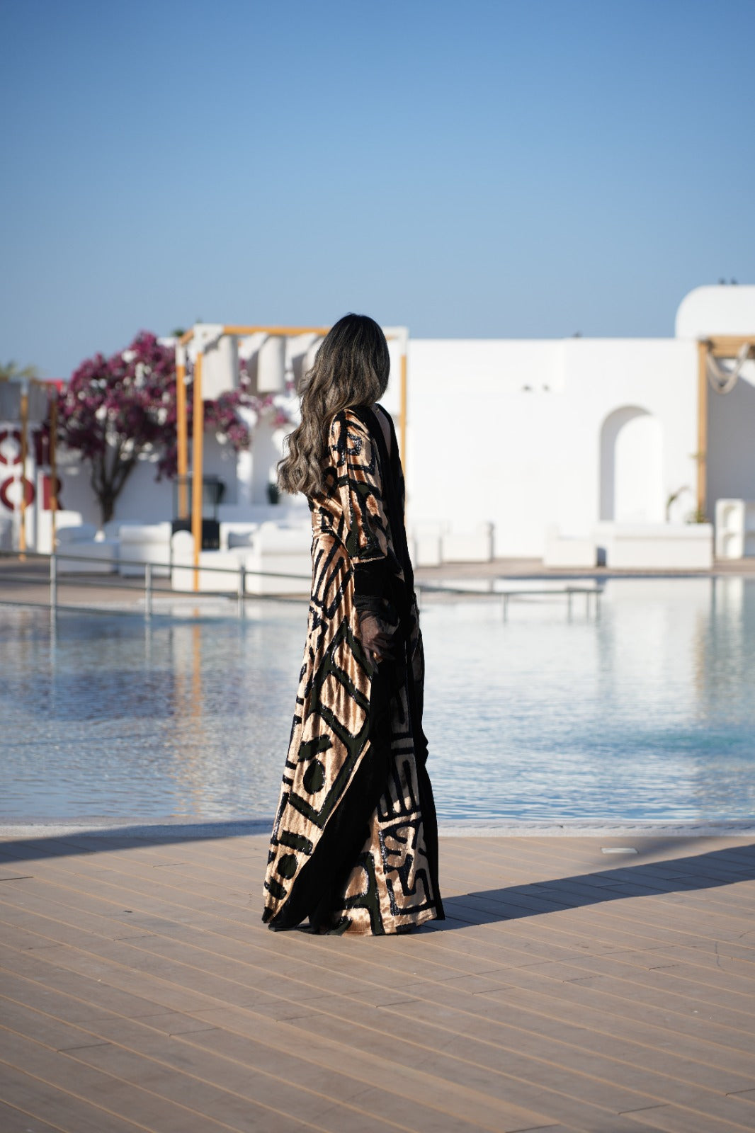 Golden Cipher Kaftan