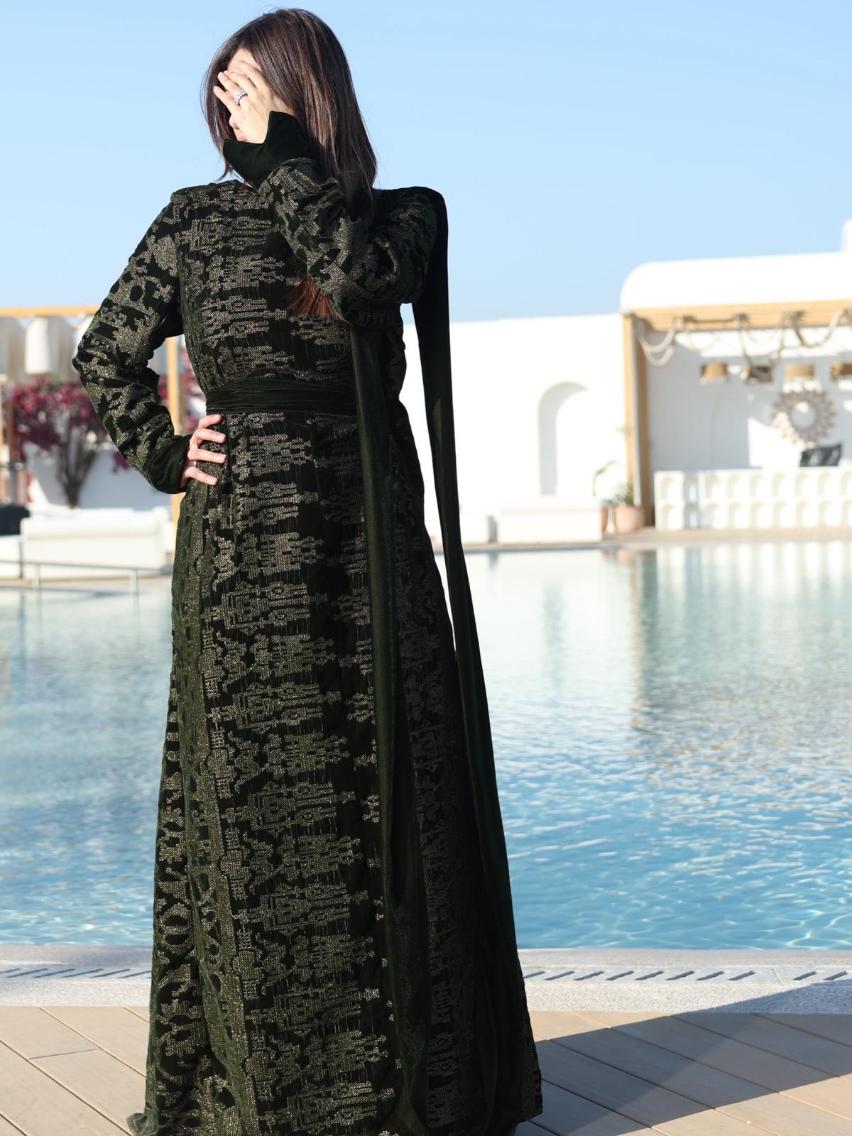 The Structured Shoulder Dress Kaftan