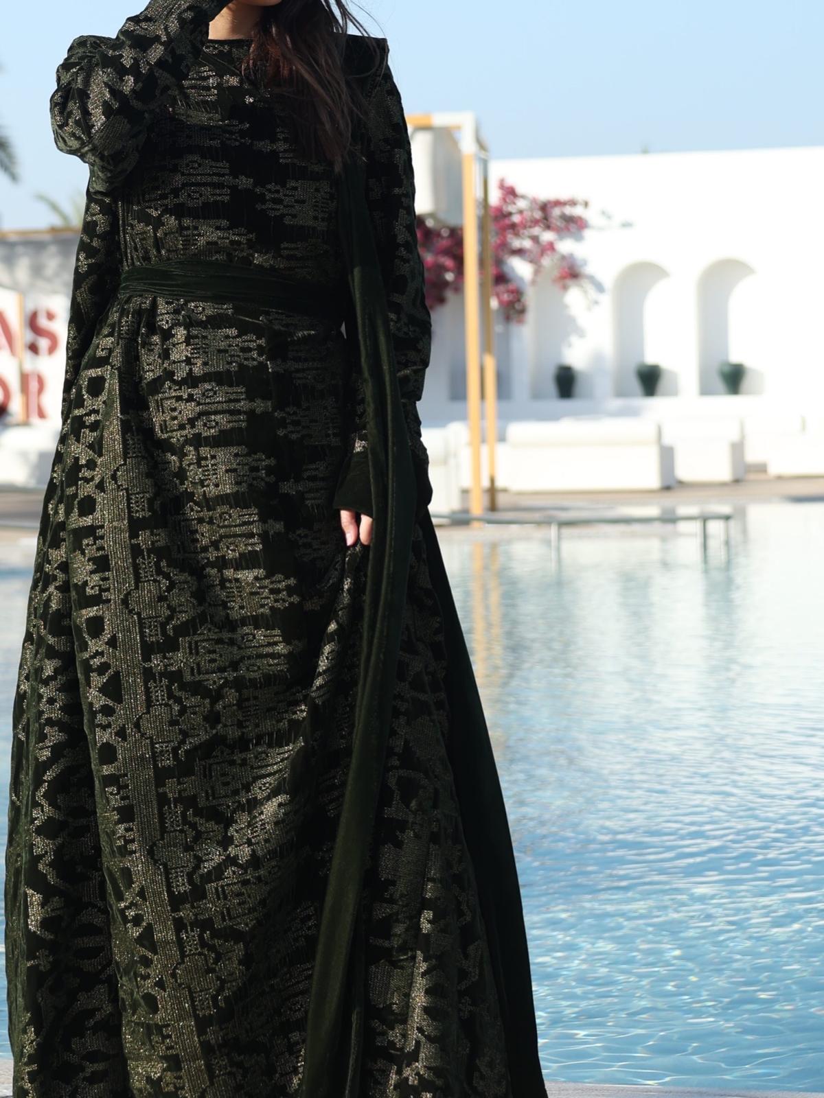 The Structured Shoulder Dress Kaftan