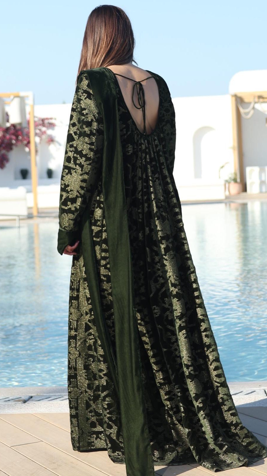 The Structured Shoulder Dress Kaftan