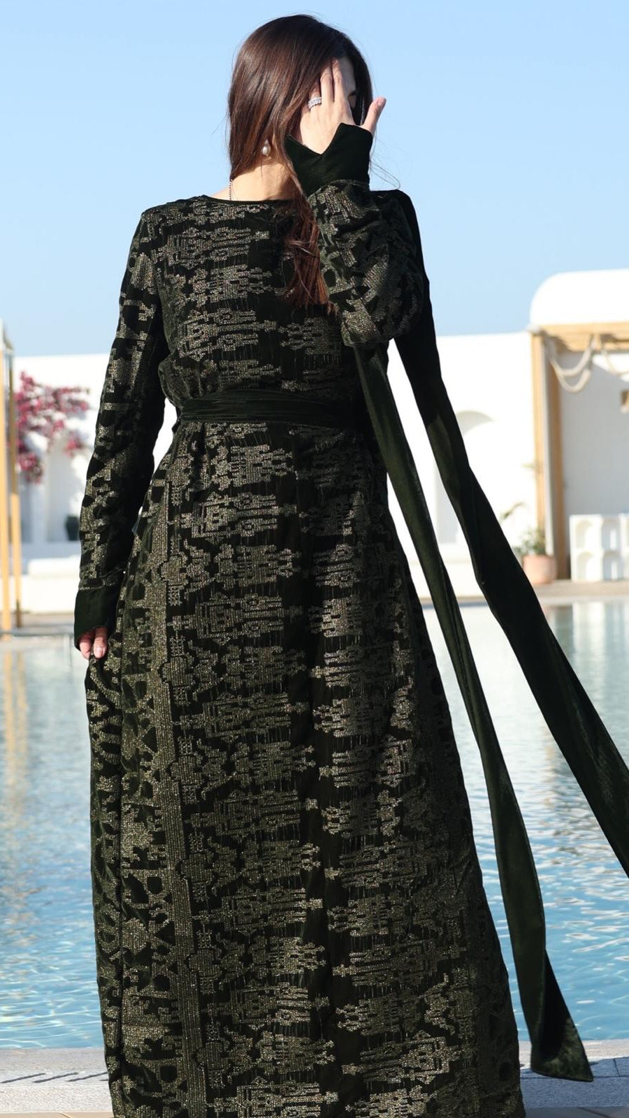 The Structured Shoulder Dress Kaftan