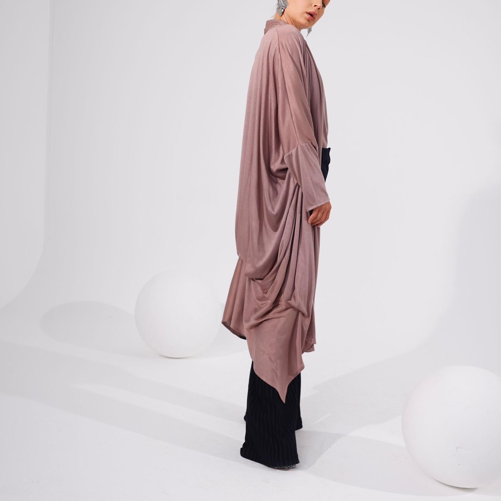 Long cardigan With Inner Shirt