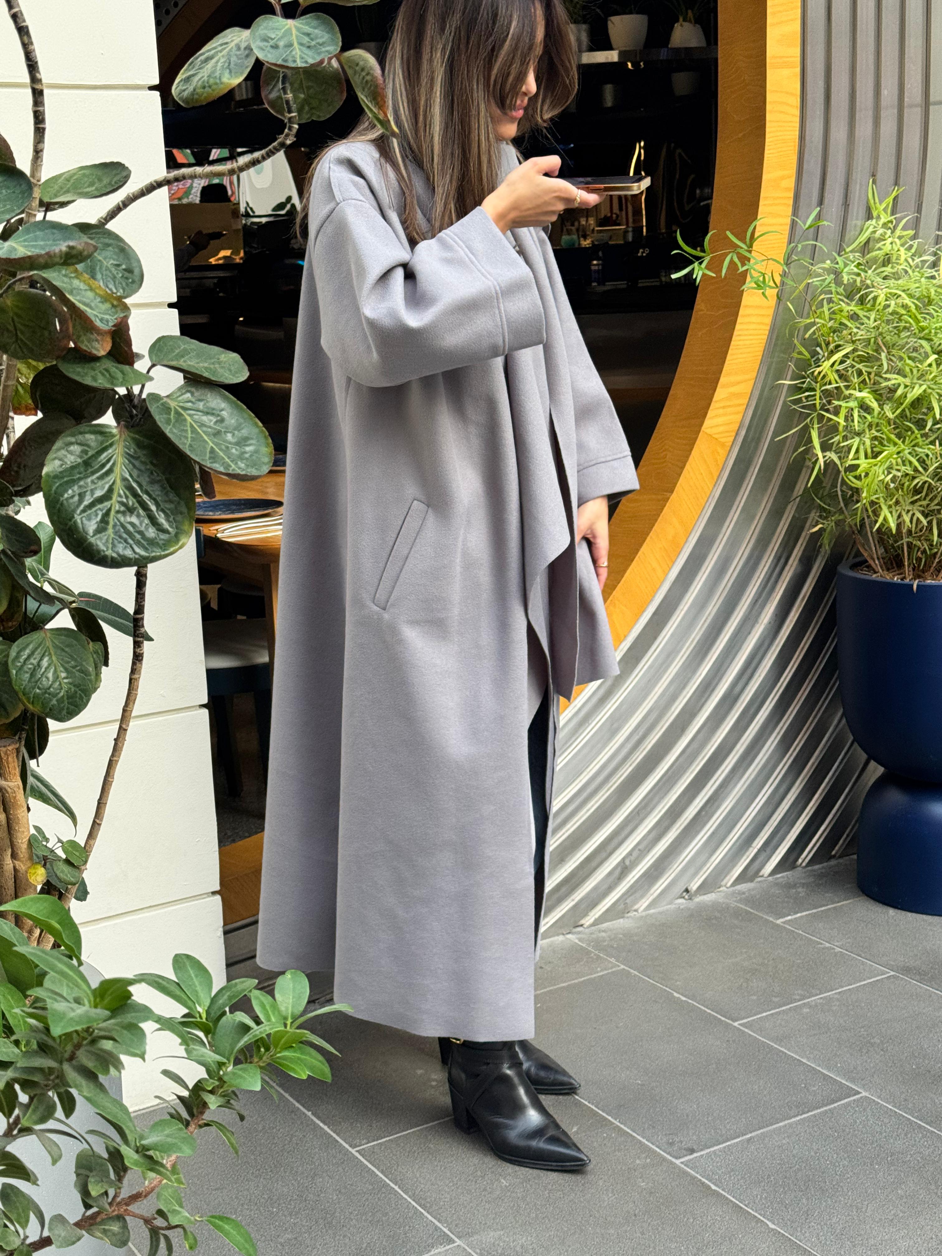 Long Coat With Scarf