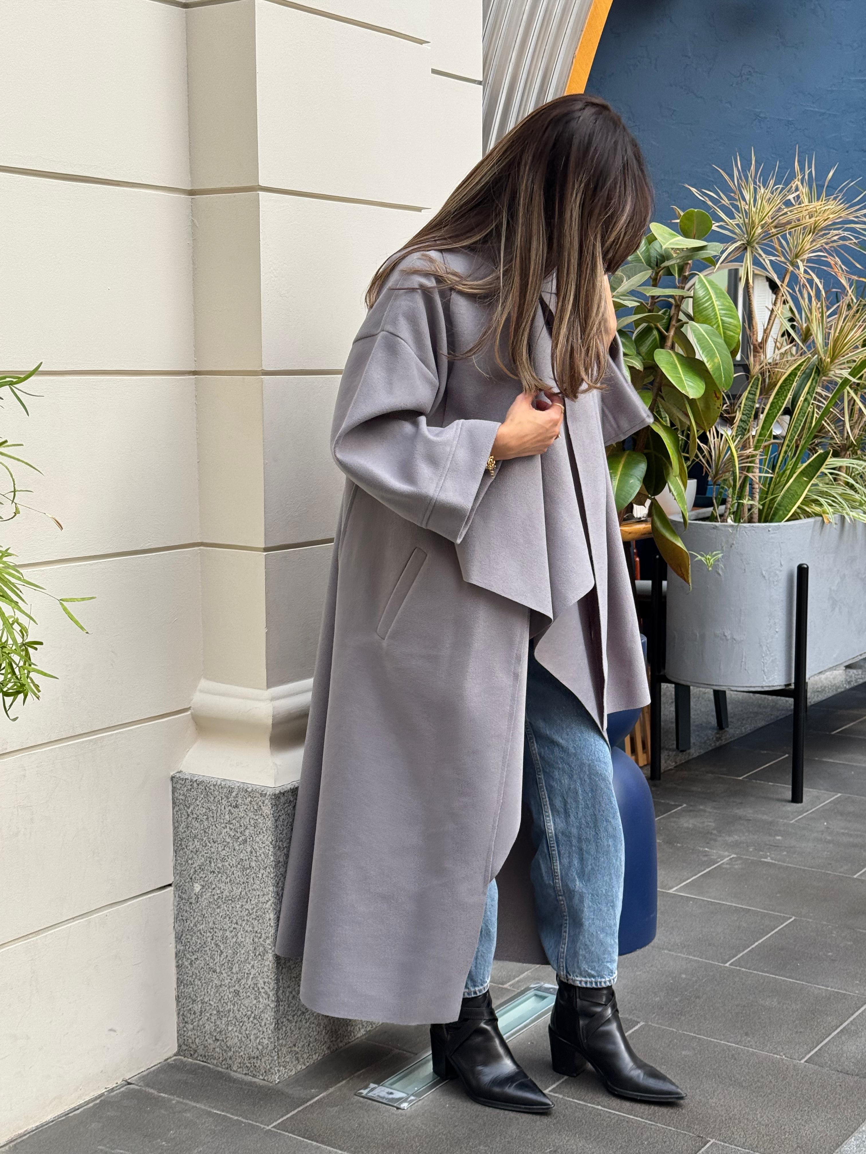 Long Coat With Scarf