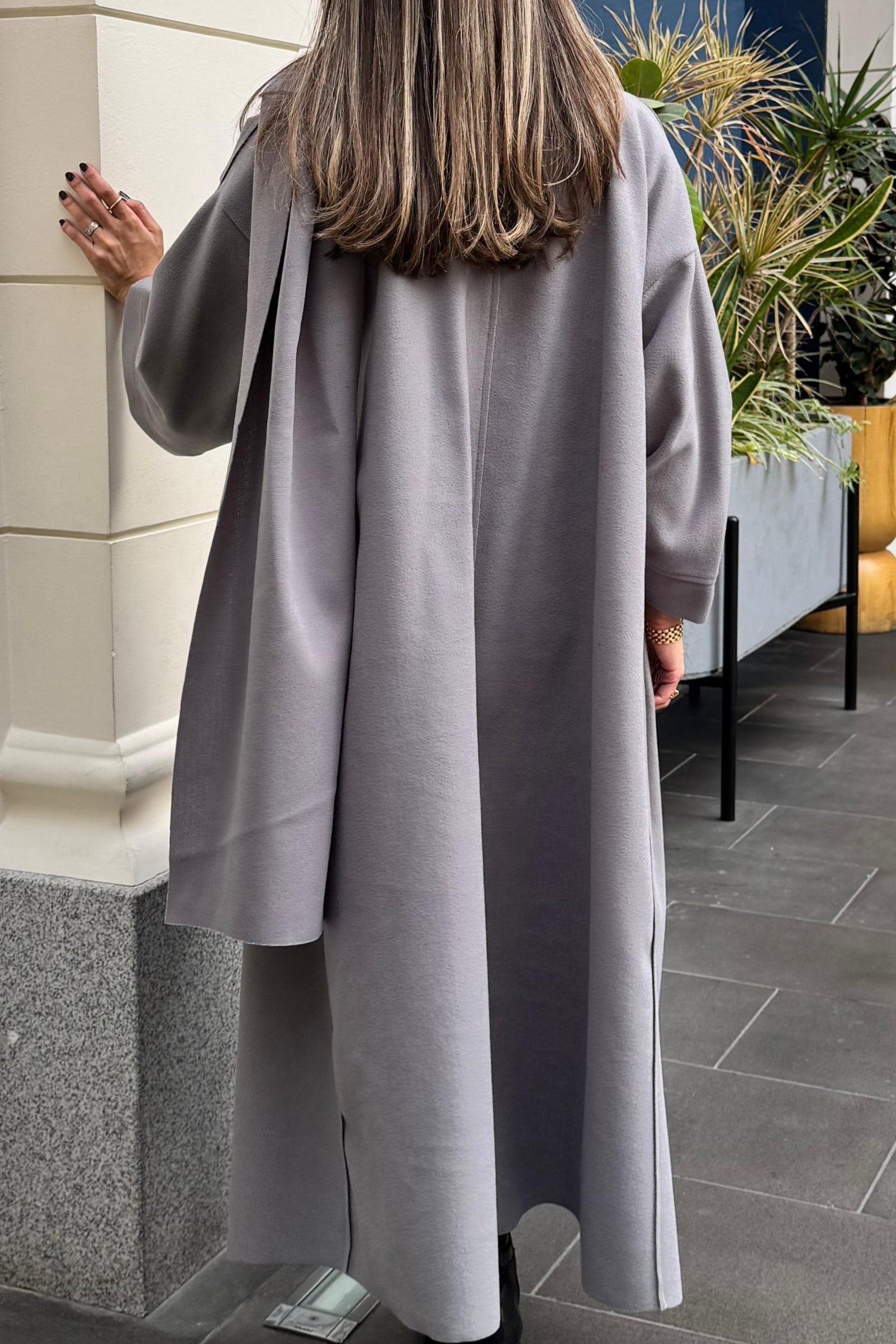 Stormy Scarfed Coat