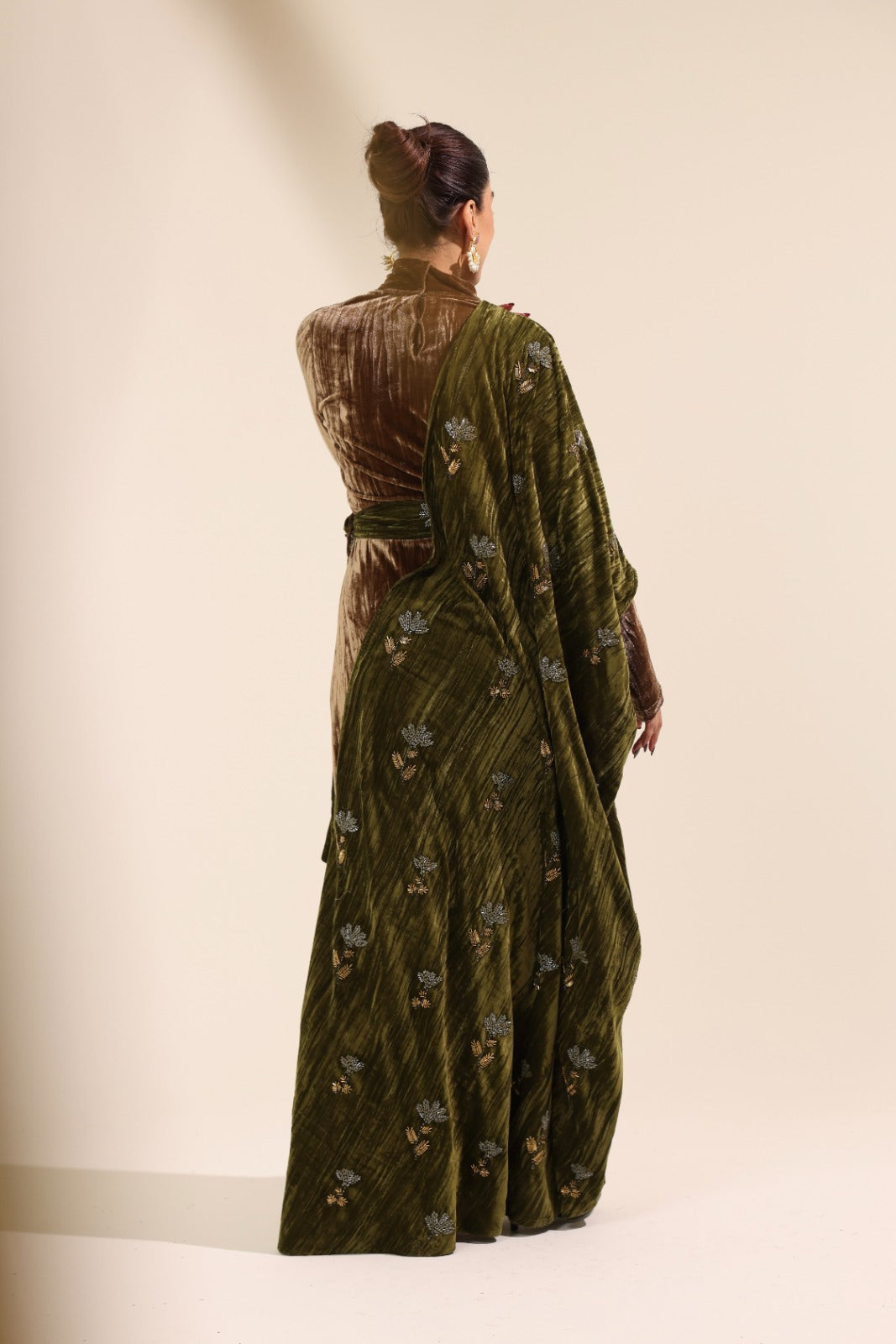 Autumn Empress Velvet Party Dress