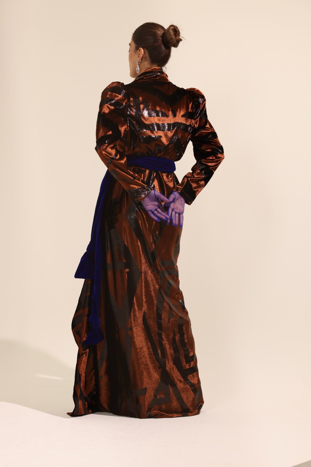 The Cobalt Muse Evening Dress