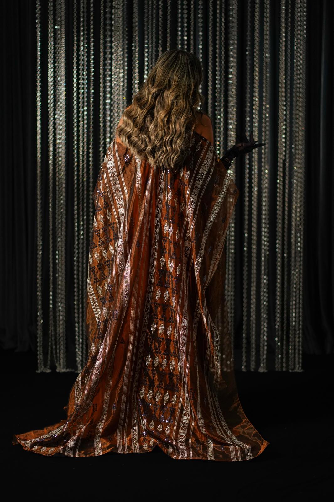 Sheer Overlay Kaftan