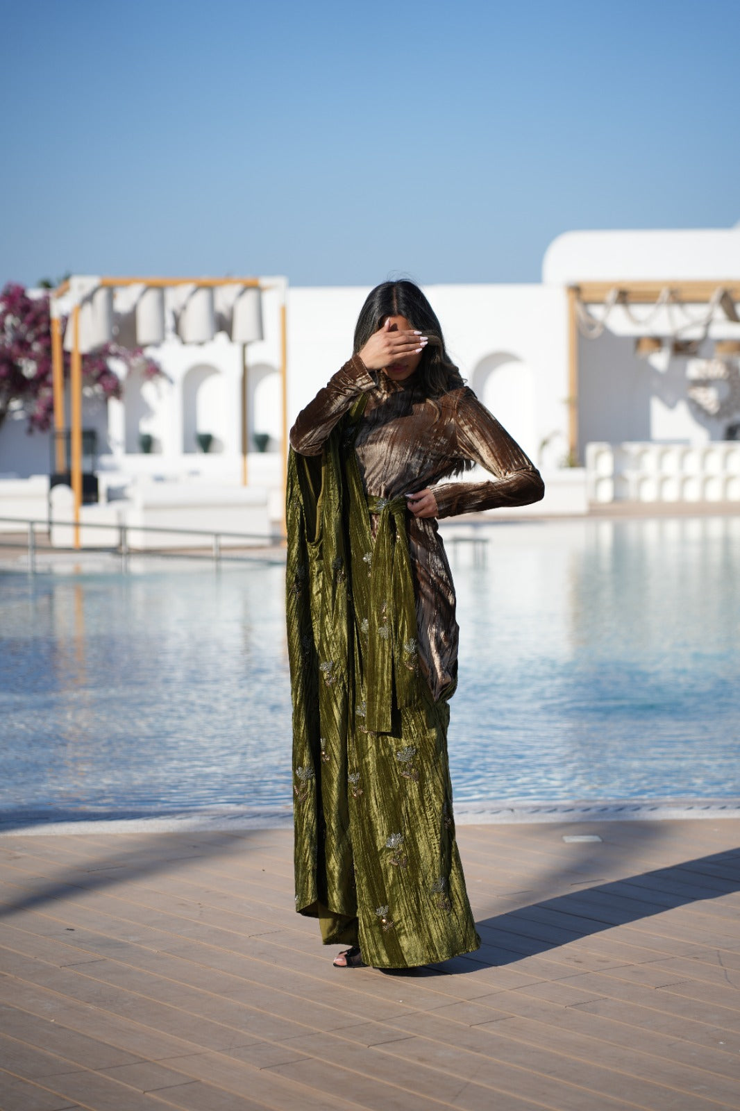 Autumn Empress Velvet Kaftan