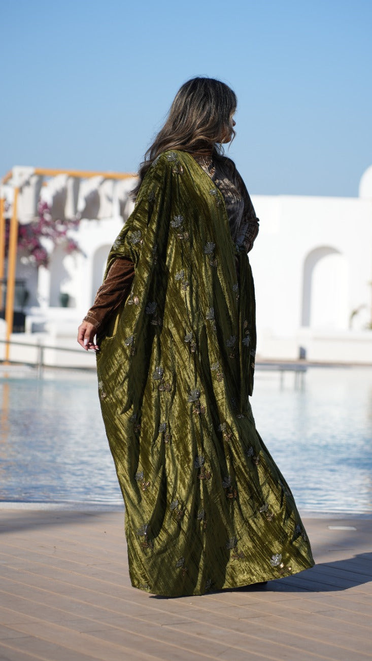 Autumn Empress Velvet Kaftan