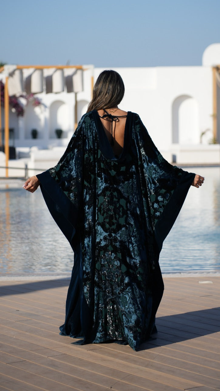 The Velour's Noir Set Kaftan