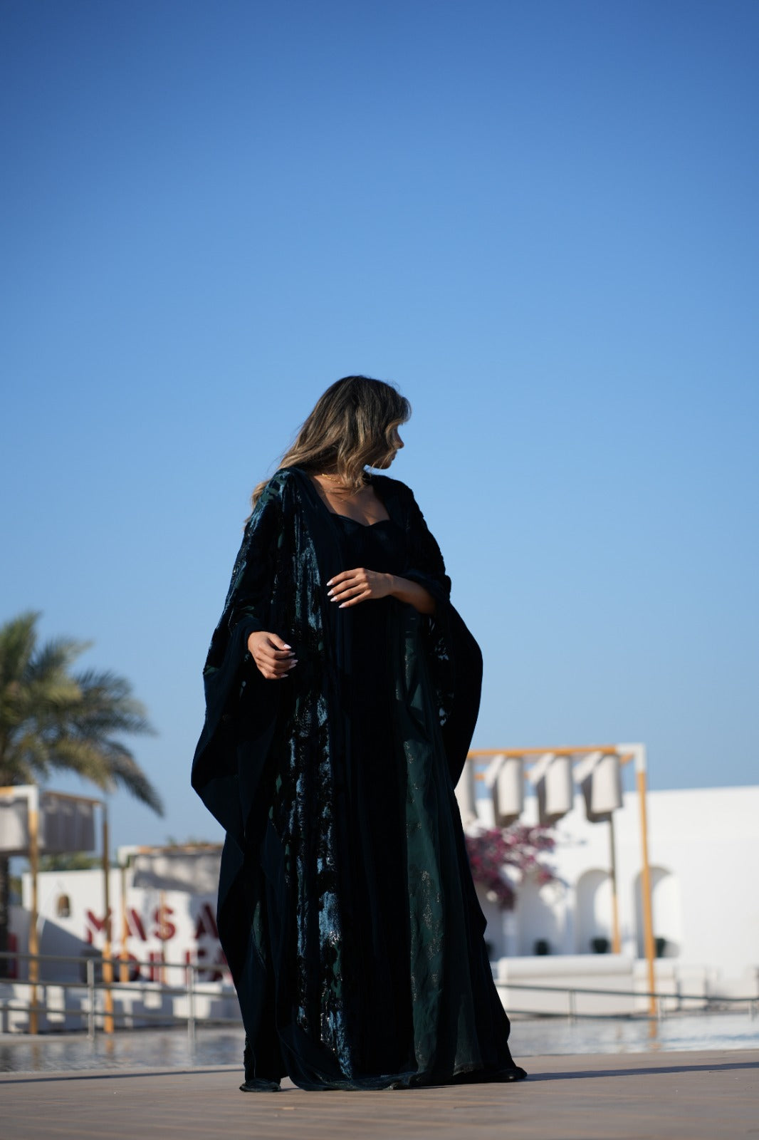 The Velour's Noir Set Kaftan
