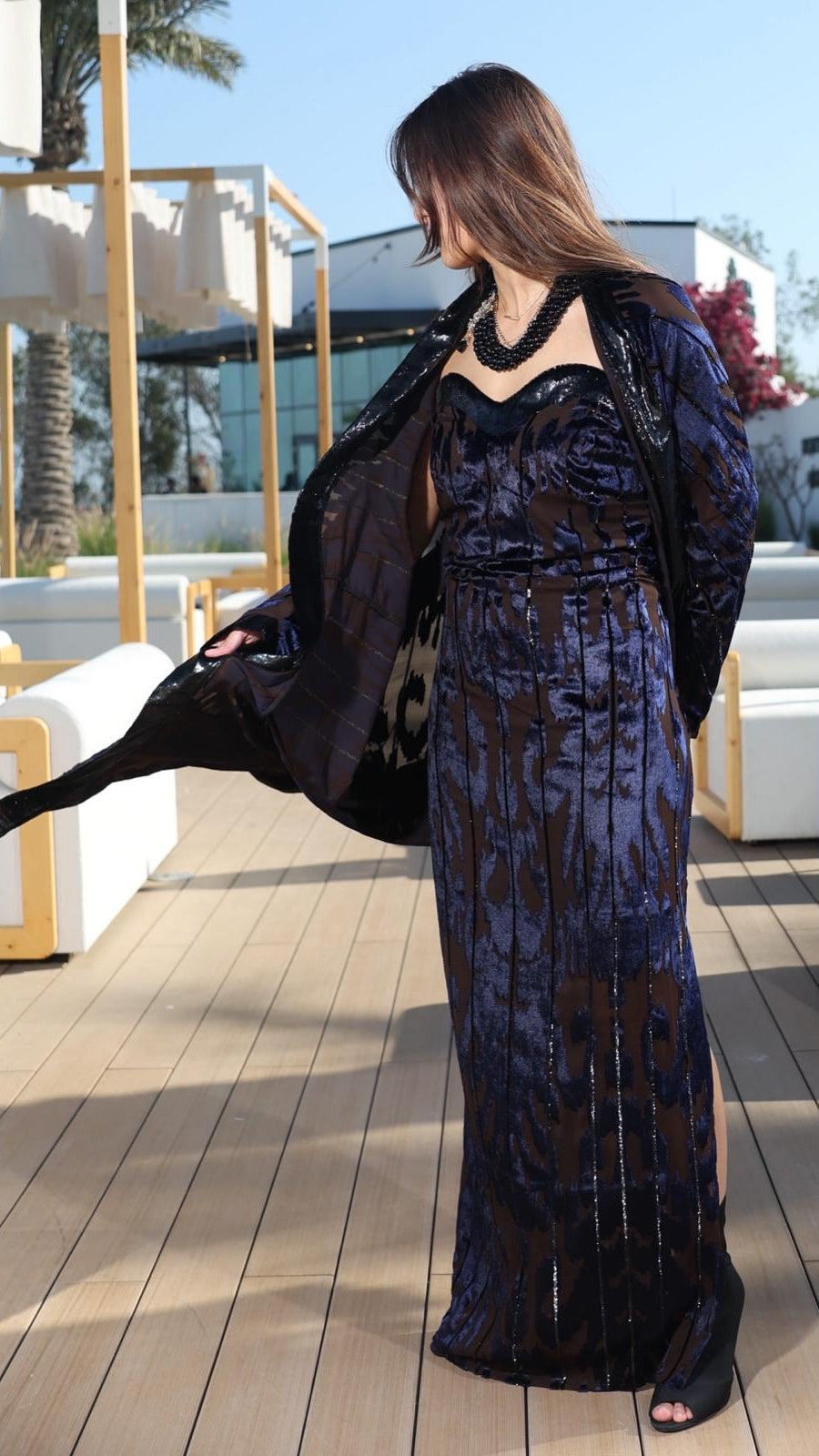 The Midnight Sapphire Dress